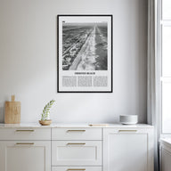 Ormond Beach Travel B&W Poster