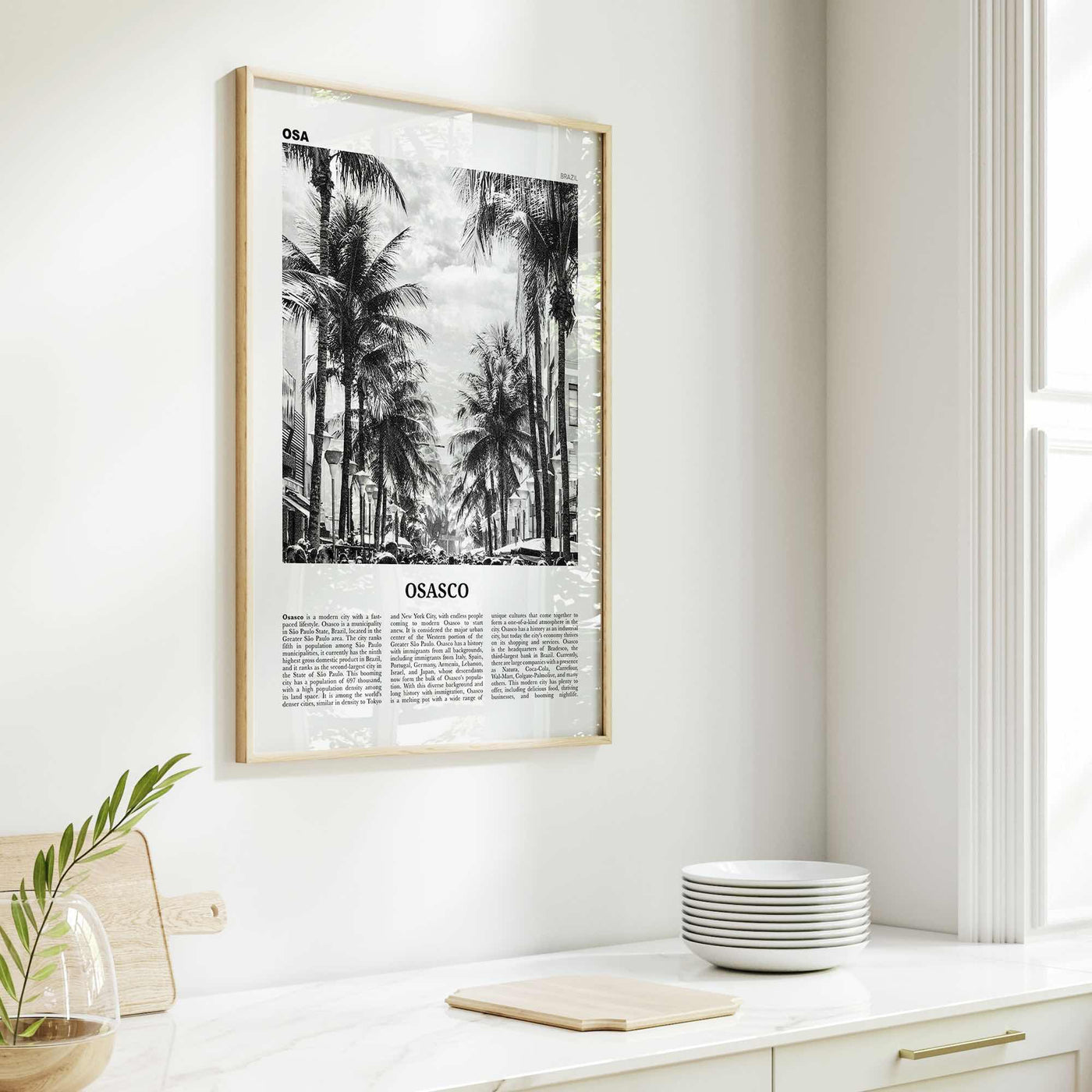 Osasco Print Black and White, Osasco Wall Art, Osasco Poster, Osasco Photo, Osasco Wall Decor, Brazil, Brasil, South America