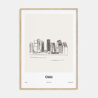 Oslo Drawn Poster