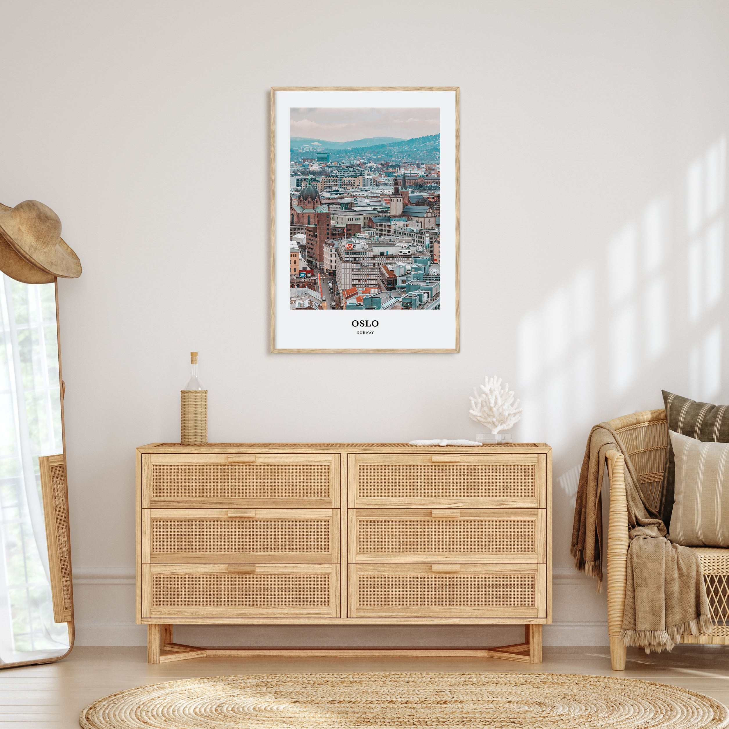 Oslo Portrait Color Poster