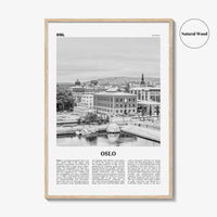 Oslo Print Black and White No 1, Oslo Wall Art, Oslo Poster, Oslo Photo, Oslo Wall Decor, City Art Print, Norge, Norway, Europe