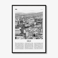Oslo Print Black and White No 2, Oslo Wall Art, Oslo Poster, Oslo Photo, Oslo Wall Decor, City Art Print, Norge, Norway, Europe