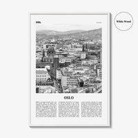 Oslo Print Black and White No 2, Oslo Wall Art, Oslo Poster, Oslo Photo, Oslo Wall Decor, City Art Print, Norge, Norway, Europe
