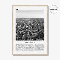 Osnabruck Print Black and White, Osnabrück Wall Art, Osnabrück Poster, Osnabrück Photo, Osnabrück Wall Décor, Osnabrück Map, Germany