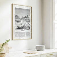 Ostuni Print Black and White, Ostuni Wall Art, Ostuni Poster, Ostuni Photo, Ostuni Wall Décor, Ostuni Map, Italy, Puglia