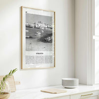 Otranto Print Black and White, Otranto Wall Art, Otranto Poster, Otranto Photo, Otranto Wall Décor, Otranto Map, Italy
