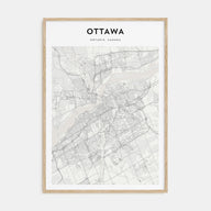 Ottawa Map Portrait Poster