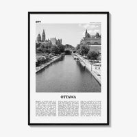 Ottawa Print Black and White No 1, Ottawa Wall Art, Ottawa Poster, Ottawa Photo, Ottawa Wall Décor, Ontario, Canada, Gatineau, Quebec