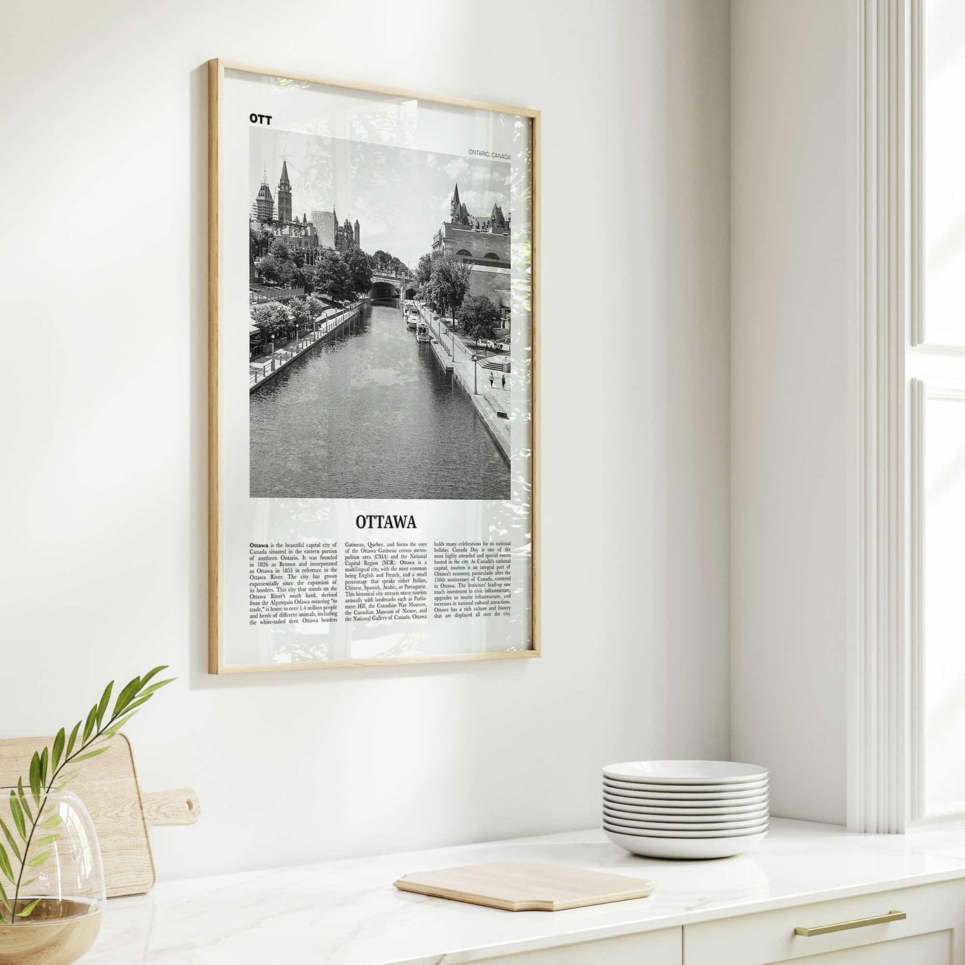 Ottawa Print Black and White No 1, Ottawa Wall Art, Ottawa Poster, Ottawa Photo, Ottawa Wall Décor, Ontario, Canada, Gatineau, Quebec