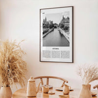 Ottawa Print Black and White No 1, Ottawa Wall Art, Ottawa Poster, Ottawa Photo, Ottawa Wall Décor, Ontario, Canada, Gatineau, Quebec