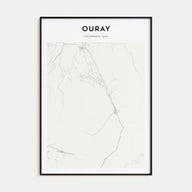 Ouray Map Portrait Poster