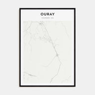 Ouray Map Portrait Poster