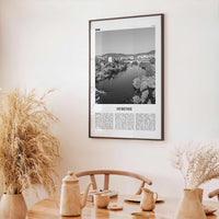 Ourense Print Black and White, Ourense Wall Art, Ourense Poster, Ourense Photo, Ourense Wall Décor, Ourense Map, Spain