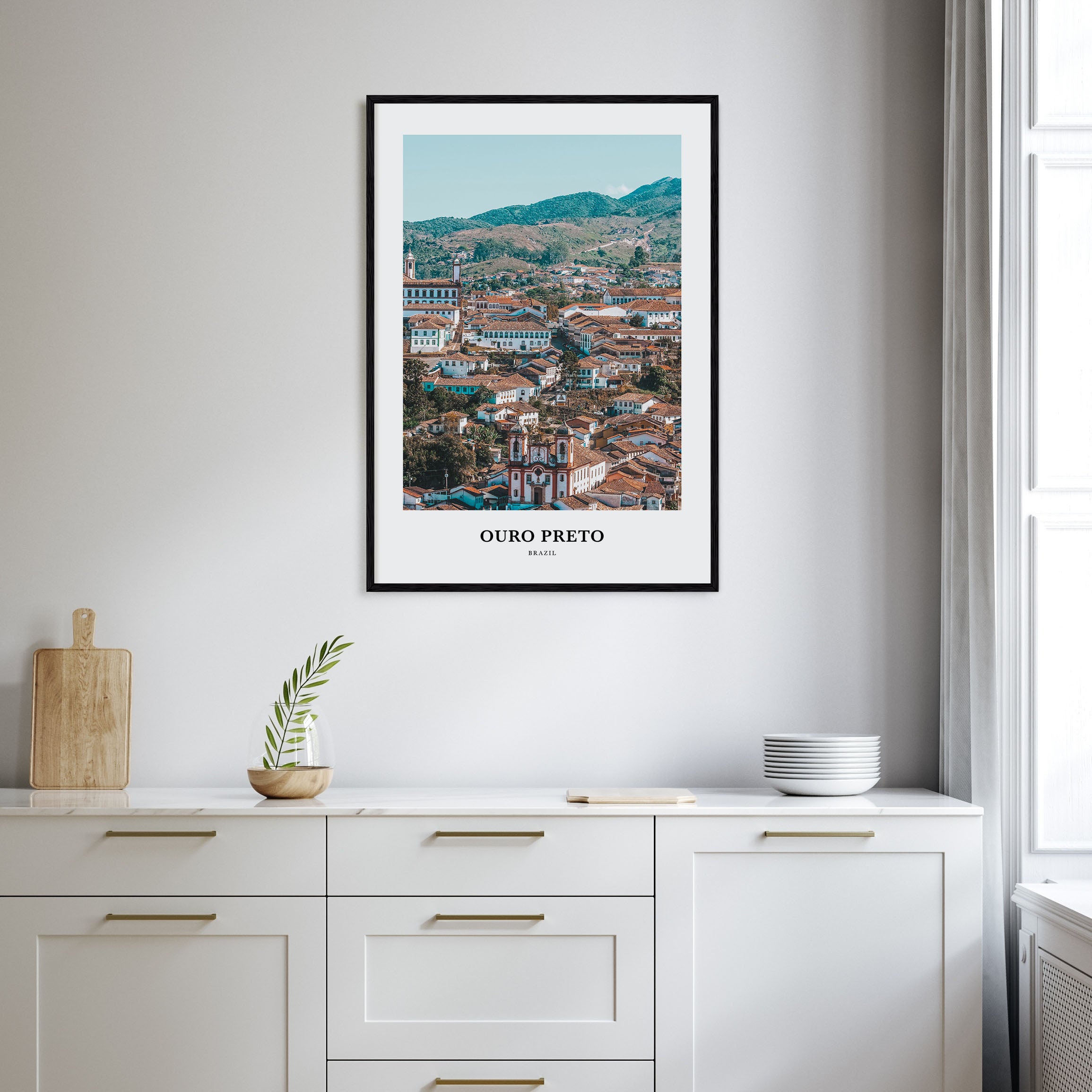 Ouro Preto Portrait Color Poster