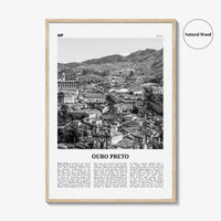 Ouro Preto Print Black and White, Ouro Preto Wall Art, Ouro Preto Poster, Ouro Preto Photo, Ouro Preto Wall Décor, Ouro Preto Map, Brazil