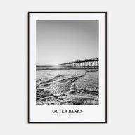 Outer Banks Portrait B&W Poster