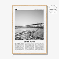 Outer Banks Print Black and White, Outer Banks Wall Art, Outer Banks Poster, Outer Banks Photo, North Carolina, USA, United States