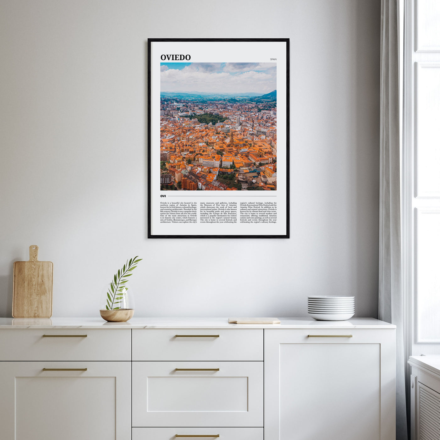 Oviedo Travel Color Poster