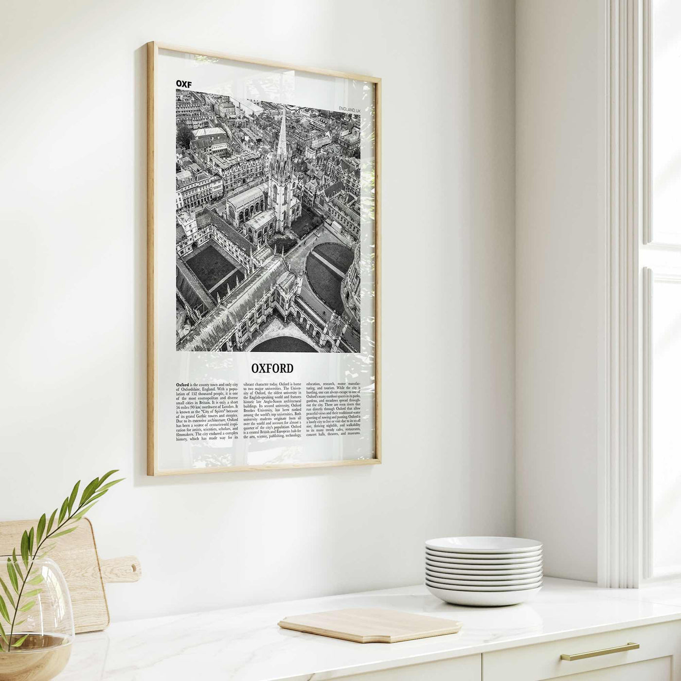 Oxford Print Black and White England, Oxford Wall Art, Oxford Poster, University of Oxford, Oxford Wall Décor, UK, United Kingdom