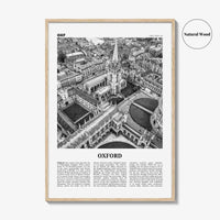 Oxford Print Black and White England, Oxford Wall Art, Oxford Poster, University of Oxford, Oxford Wall Décor, UK, United Kingdom