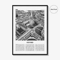 Oxford Print Black and White England, Oxford Wall Art, Oxford Poster, University of Oxford, Oxford Wall Décor, UK, United Kingdom