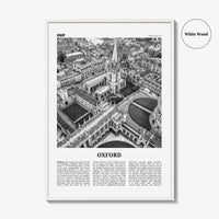 Oxford Print Black and White England, Oxford Wall Art, Oxford Poster, University of Oxford, Oxford Wall Décor, UK, United Kingdom