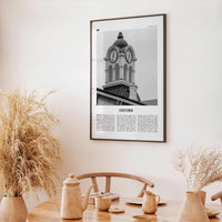 Oxford Print Black and White Mississippi, Oxford Wall Art, Oxford Poster, Oxford Photo, Oxford Wall Décor, Oxford Map, USA