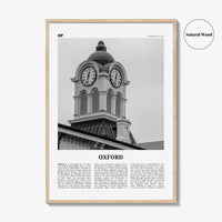 Oxford Print Black and White Mississippi, Oxford Wall Art, Oxford Poster, Oxford Photo, Oxford Wall Décor, Oxford Map, USA
