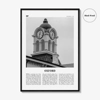 Oxford Print Black and White Mississippi, Oxford Wall Art, Oxford Poster, Oxford Photo, Oxford Wall Décor, Oxford Map, USA