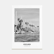 Oxnard Portrait B&W Poster