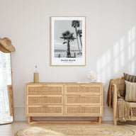 Pacific Beach Portrait B&W No 1 Poster