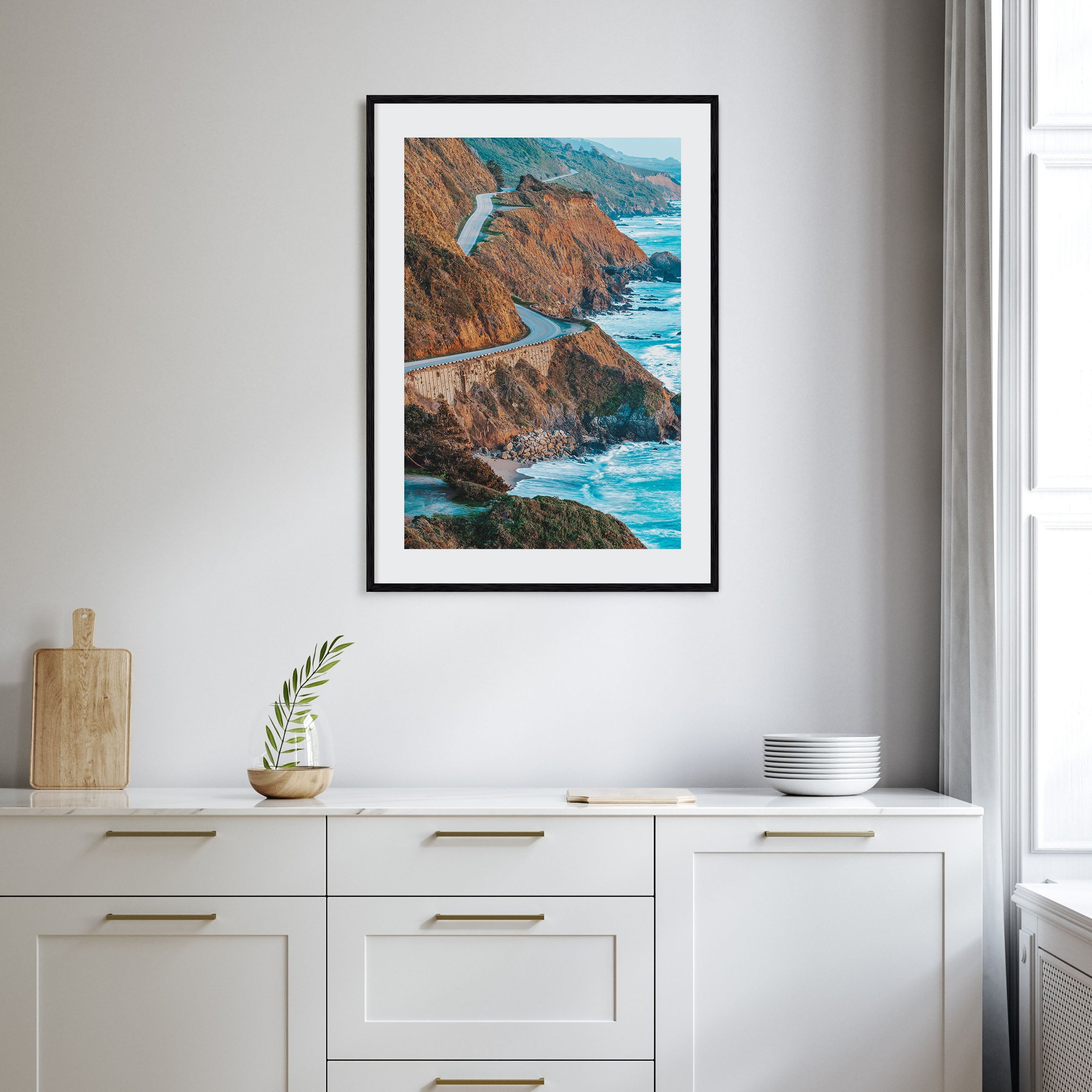 Pacific Coast Highway Photo Color No 3 Poster