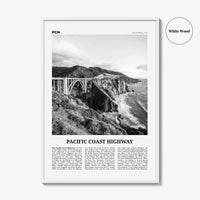 Pacific Coast Highway Print Black and White No 2, Pacific Coast Highway Wall Art, Pacific Coast Highway Poster, Pacific Coast Highway Photo