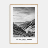 Pacific Northwest Portrait B&W Poster