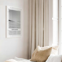 Pacific Palisades Print Black and White, Pacific Palisades Wall Art, Pacific Palisades Poster, Pacific Palisades Photo, California, USA