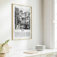Padua Print Black and White, Padua Wall Art, Padua Poster, Padua Photo, Padua Wall Décor, Padua Map, Italy