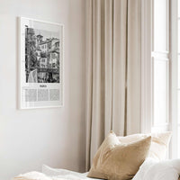 Padua Print Black and White, Padua Wall Art, Padua Poster, Padua Photo, Padua Wall Décor, Padua Map, Italy