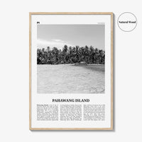 Pahawang Island Print Black and White, Pahawang Island Wall Art, Pahawang Island Poster, Pahawang Island Photo, Lampung, Indonesia