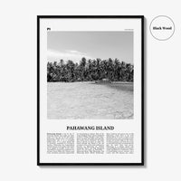Pahawang Island Print Black and White, Pahawang Island Wall Art, Pahawang Island Poster, Pahawang Island Photo, Lampung, Indonesia