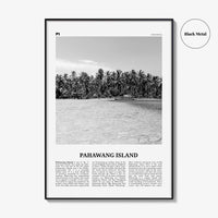 Pahawang Island Print Black and White, Pahawang Island Wall Art, Pahawang Island Poster, Pahawang Island Photo, Lampung, Indonesia