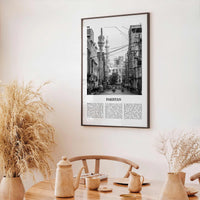 Pakistan Print Black and White No 1, Pakistan Wall Art, Pakistan Poster, Pakistan Photo, Pakistan Wall Decor, Pākistān, Asia