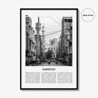 Pakistan Print Black and White No 1, Pakistan Wall Art, Pakistan Poster, Pakistan Photo, Pakistan Wall Decor, Pākistān, Asia