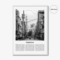 Pakistan Print Black and White No 1, Pakistan Wall Art, Pakistan Poster, Pakistan Photo, Pakistan Wall Decor, Pākistān, Asia