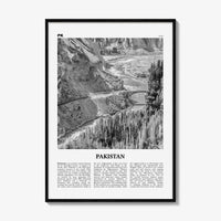 Pakistan Print Black and White No 2, Pakistan Wall Art, Pakistan Poster, Pakistan Photo, Pakistan Wall Decor, Pākistān, Asia