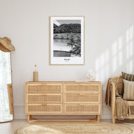 Palau, Oceania Portrait B&W Poster