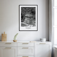 Palenque Portrait B&W Poster
