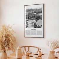 Palermo Print Black and White, Palermo Wall Art, Palermo Poster, Palermo Photo, Palermo Wall Décor, Italy, Italia, Palermu, Sicily