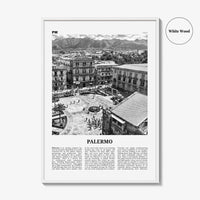 Palermo Print Black and White, Palermo Wall Art, Palermo Poster, Palermo Photo, Palermo Wall Décor, Italy, Italia, Palermu, Sicily