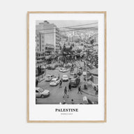 Palestine Portrait B&W No 1 Poster