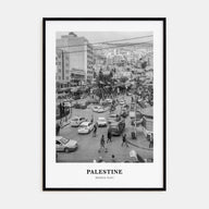 Palestine Portrait B&W No 1 Poster